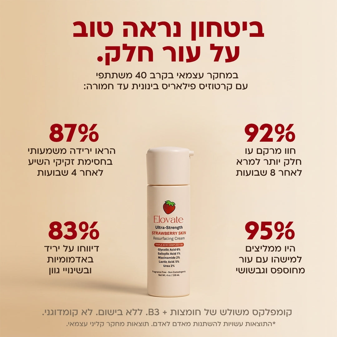 Elovate BareGloss – עור תות